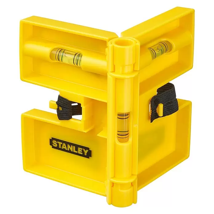 Stanley Waterpas Vouwbaar 0-47-720 - Aantal libellen: 3 st. - Diagonaal zicht
