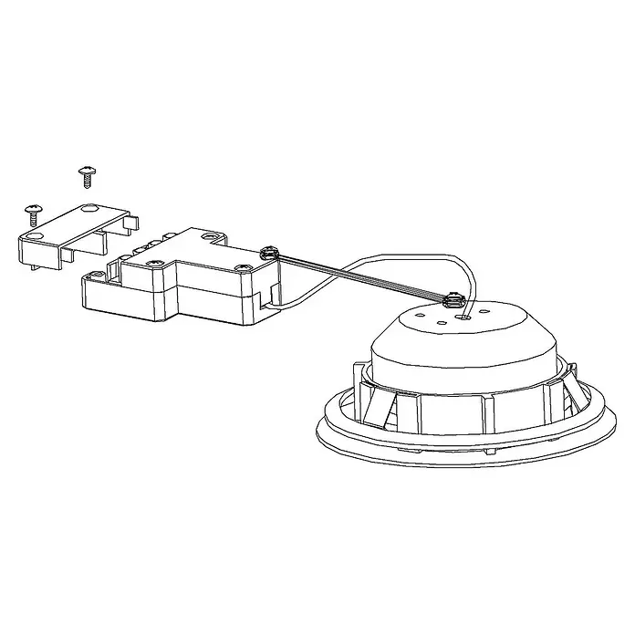 Eglo LED-Einbauleuchten-Set Pineda - 18 W, L x B x H: 7,8 x 7,8 x 3,5 cm, Weiß, 3 Stk., Warmweiß - Skizze
