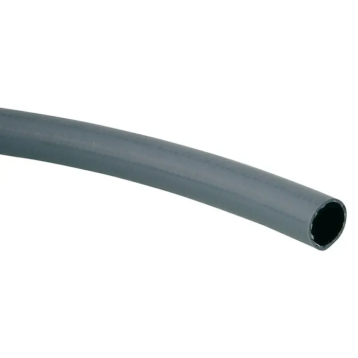Zulaufschlauch - ⅜″, Grau - Grauer, flexibler PVC-Schlauch, ideal für diverse Anwendungen, robust und langlebig.