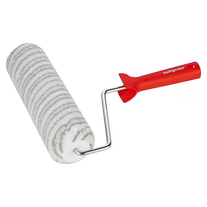 swingcolor Farbroller K48 - Breite Walze: 18 cm, Bügelstärke: 8 mm, Florhöhe: 18 mm - Diagonale Ansicht