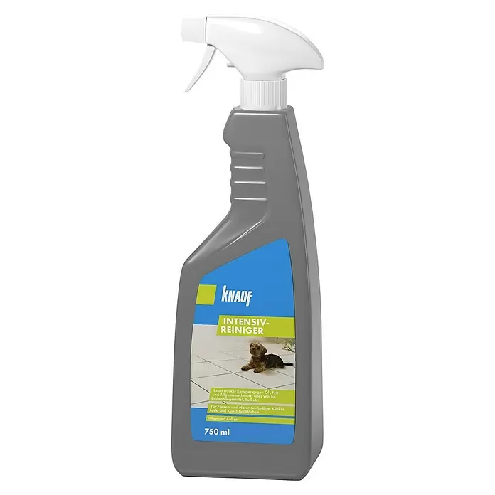 Knauf Intensivreiniger - 750 ml, Flasche mit Sprühkopf - Vorderansicht