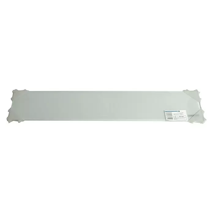 Estante de vidrio - L x An x Al: 60 x 12 x 0,6 cm, Vidrio, Blanco - Vista descendente