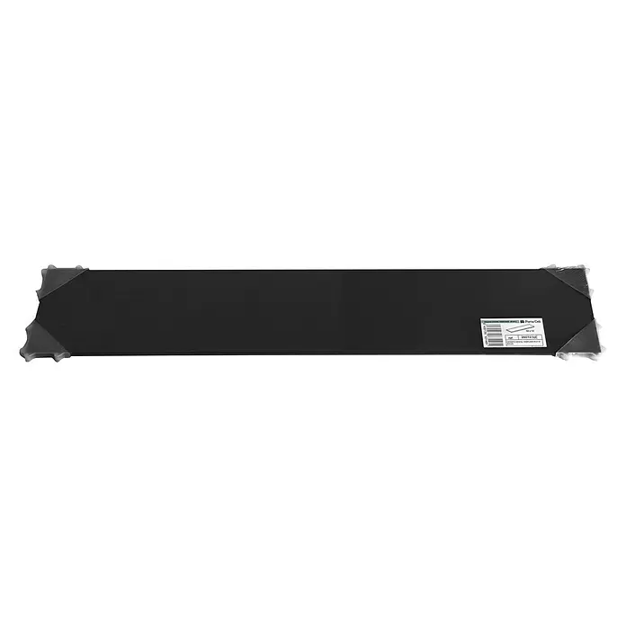 Estante de vidrio - L x An x Al: 60 x 12 x 0,6 cm, Vidrio, Negro - Vista descendente