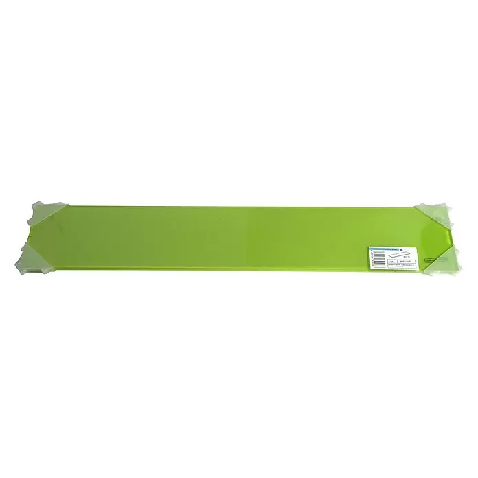 Estante de vidrio - L x An x Al: 60 x 12 x 0,6 cm, Vidrio, Verde - Vista descendente