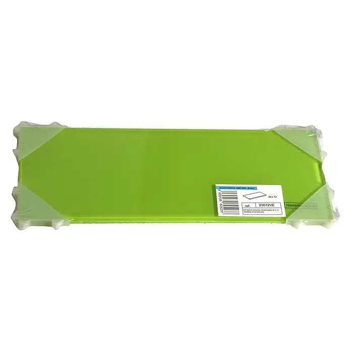 Estante de vidrio - L x An x Al: 30 x 12 x 0,6 cm, Vidrio, Verde - Vista descendente