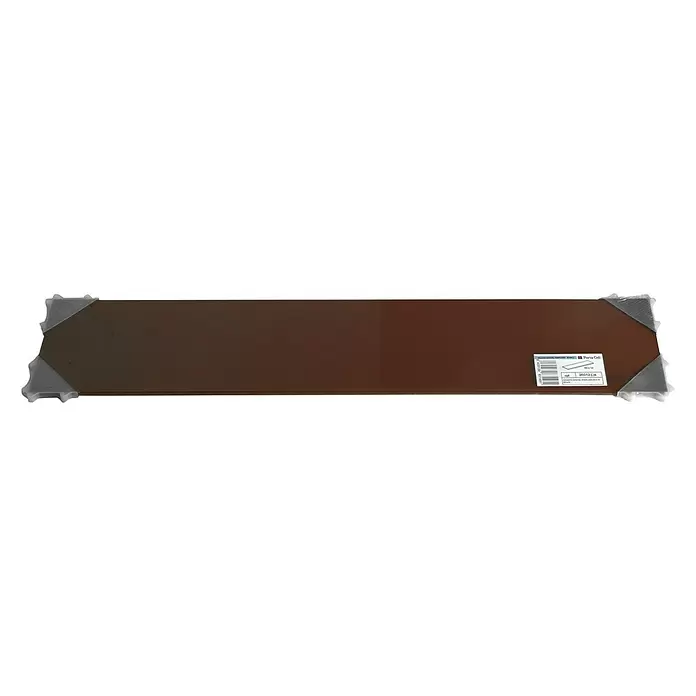 Estante de vidrio - L x An x Al: 60 x 12 x 0,6 cm, Vidrio, Marrón - Vista descendente