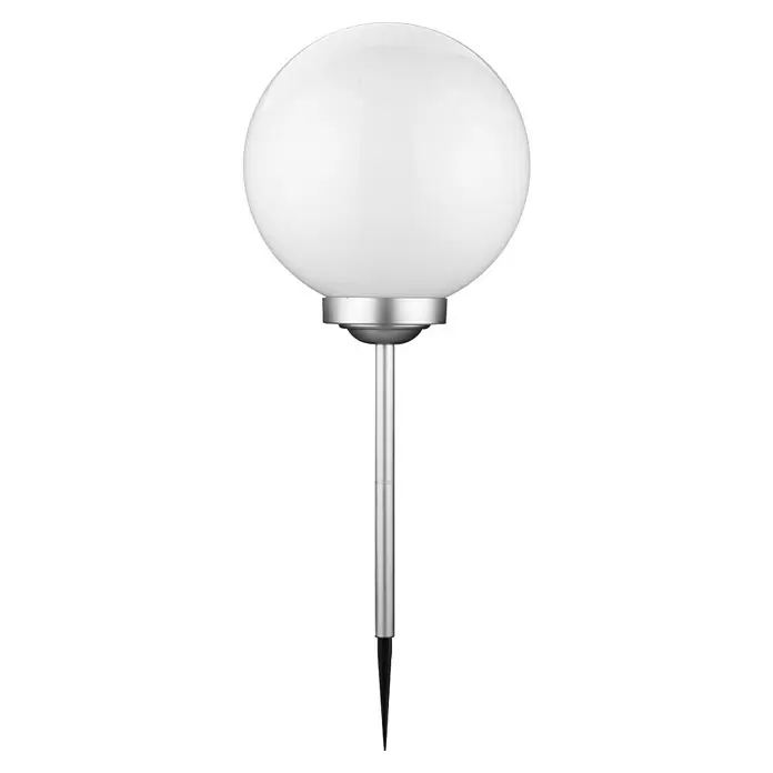 BAUHAUS Napelemes gömblámpa Fara - földi tüske, Átmérő: 20 cm, Magasság: 523 mm, LED, 8 h - Elülső nézet