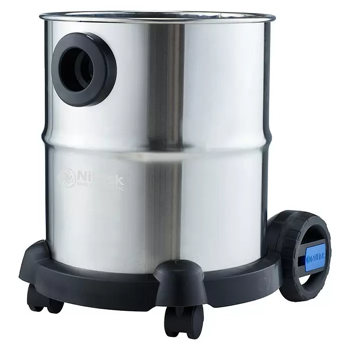 Nilfisk Nass-Trockensauger Multi II 30 T Inox VSC - 1.400 W, Behältervolumen: 30 l - Diagonale Ansicht