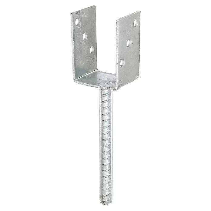 Stabilit Soporte en U - L x An x Al: 71 x 50 x 230 mm, Galvanizado al fuego - Vista angular