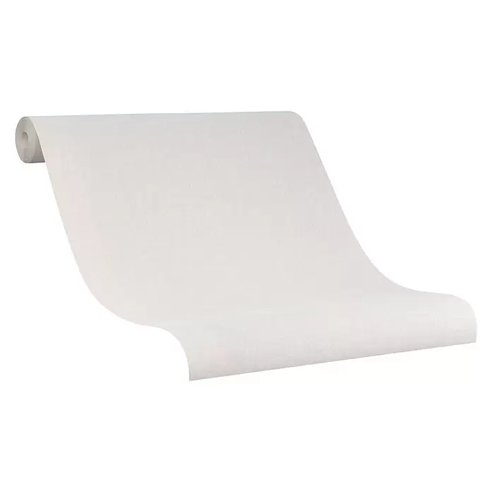 SCHÖNER WOHNEN-Kollektion Vliestapete Unistruktur - Taupe, Uni, 10,05 x 0,53 m - Diagonale Ansicht