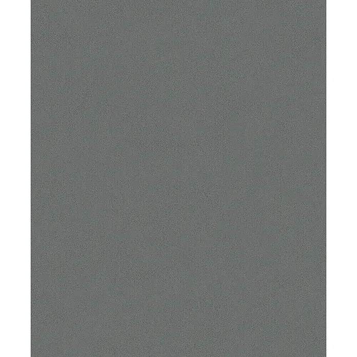 SCHÖNER WOHNEN-Kollektion New Spirit Vliestapete - Dunkelgrau, Uni, 10,05 x 0,53 m - Graue Textur. Diese Aufnahme zeigt eine gleichmäßige, detaillierte graue Oberfläche mit einer feinen, körnigen Struktur, die ein schlichtes Aussehen verleiht.