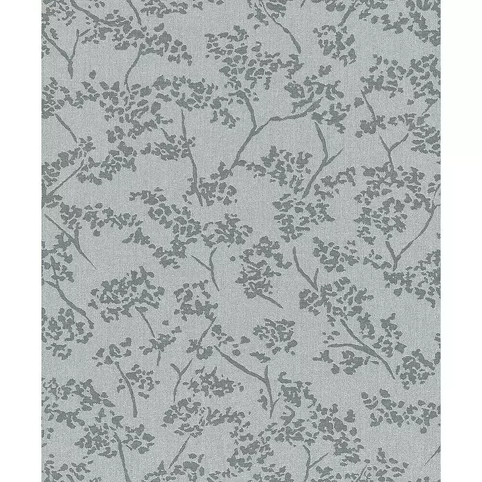 SCHÖNER WOHNEN-Kollektion New Spirit Vliestapete Struktur I - Grau, Floral, 10,05 x 0,53 m - Detailaufnahme