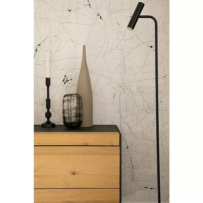 SCHÖNER WOHNEN-Kollektion New Spirit Fototapete Digitaldrucktapete Holzstein - 212 x 270 cm, Beige - Stimmungsaufnahme