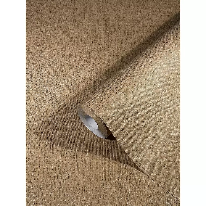 SCHÖNER WOHNEN-Kollektion New Spirit Vliestapete - Strukturbraun, Uni, 10,05 x 0,53 m - Detailaufnahme