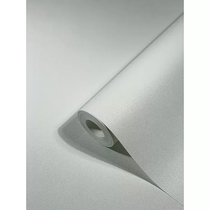 SCHÖNER WOHNEN-Kollektion New Spirit Vliestapete - Schimmerweiß, Uni, 10,05 x 0,53 m - Detailaufnahme