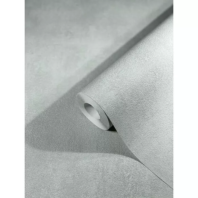 SCHÖNER WOHNEN-Kollektion New Spirit Vliestapete - Lichtgrau, Uni, 10,05 x 0,53 m - Detailaufnahme