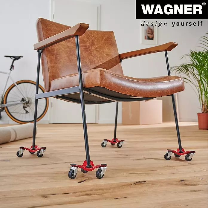 Wagner System Transportroller MM 1193 - L x B x H: 160 x 160 x 60 mm, Traglast: 60 kg - Anwendungsbeispiel
