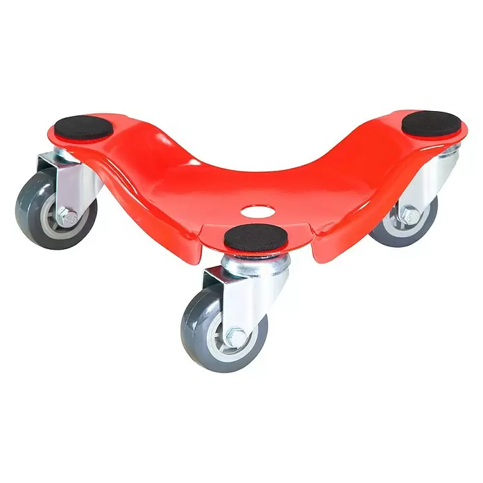 Wagner System Transportroller MM 1196 - L x B x H: 250 x 250 x 75 mm, Traglast: 100 kg - Diagonale Ansicht