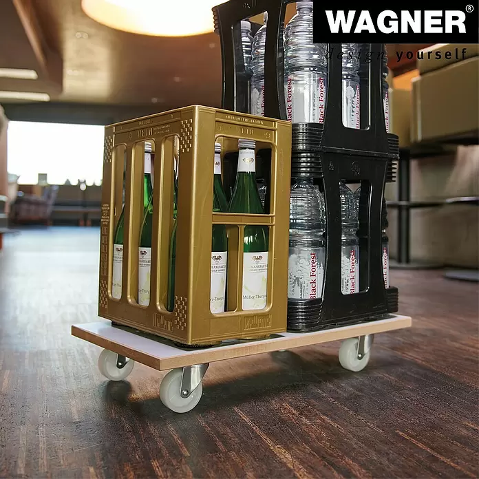 Wagner System Transporthilfe MM 1319 - L x B x H: 57,5 x 30 x 10 cm, Traglast: 200 kg - Stimmungsaufnahme