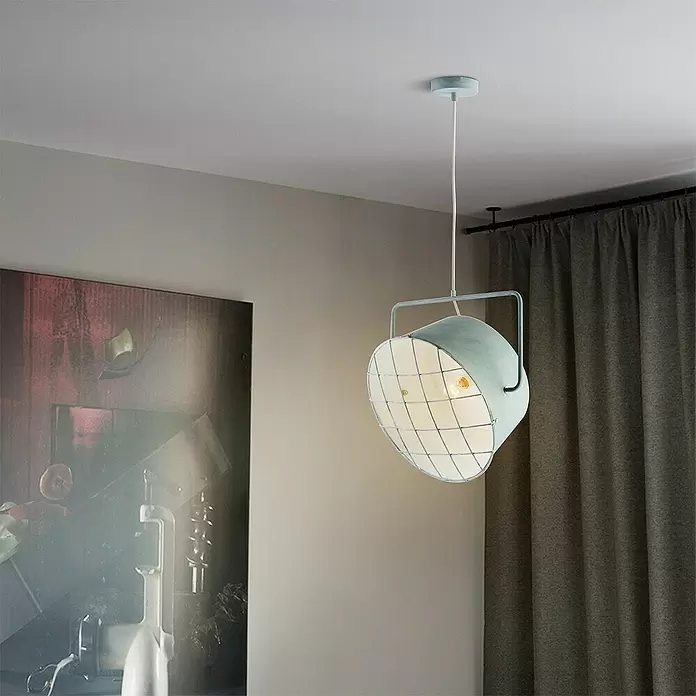 Home Sweet Home Clemento Pendelleuchte rund - Ø x H: 400 mm x 120 cm - Stimmungsaufnahme