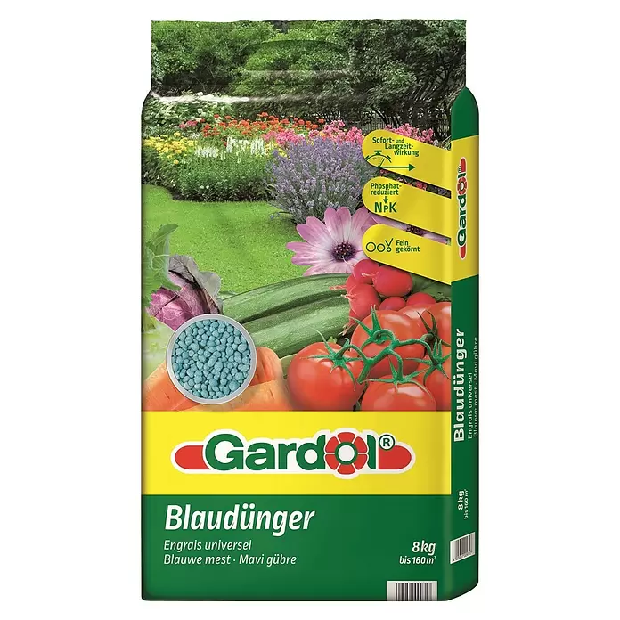 Gardol Blaudünger - 8 kg, Inhalt ausreichend für ca.: 160 m² - Vorderansicht