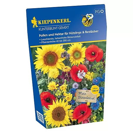 Blumensamenmischung Kunterbunt Gemixt