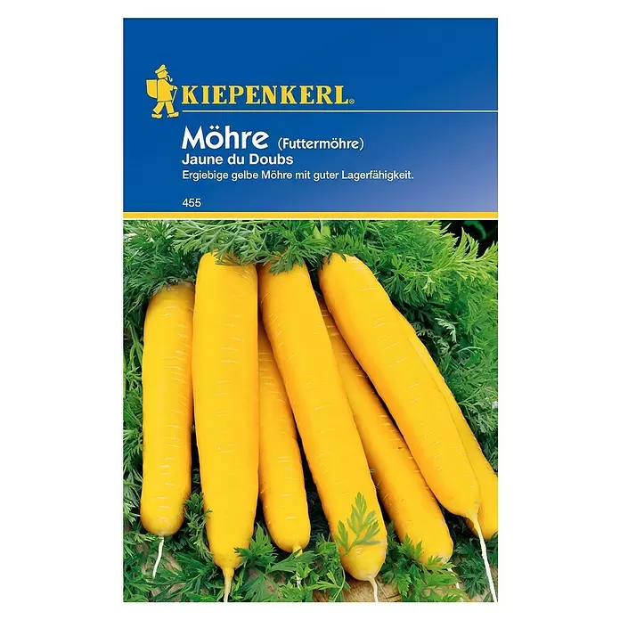 Kiepenkerl Gemüsesamen Möhre - Daucus carota, Erntezeit: August - Vorderansicht