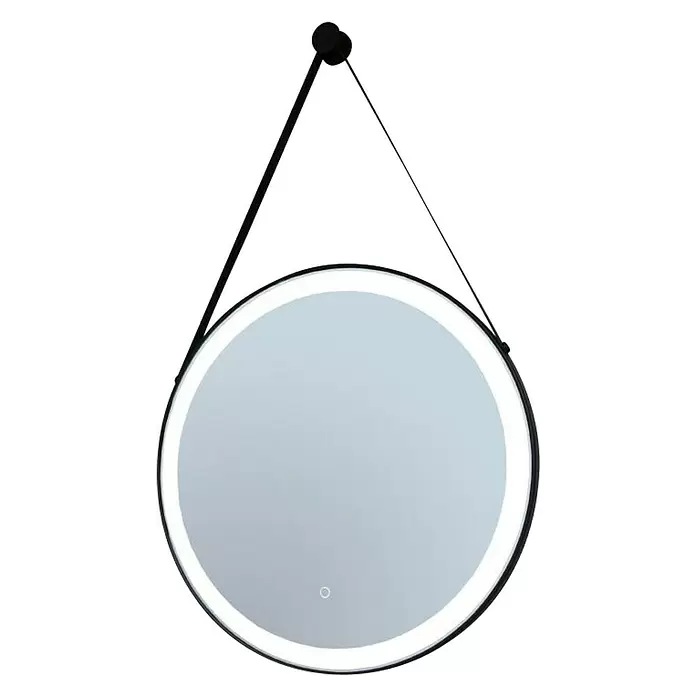 Ferotehna Okruglo ogledalo s LED rasvjetom - Promjer: 70 cm - Pogled sprijeda
