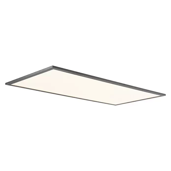 LED-Panel Jacinda - 36 W, L x B x H: 400 x 800 x 55 mm, Schwarz, Warmweiß - Diagonale Ansicht