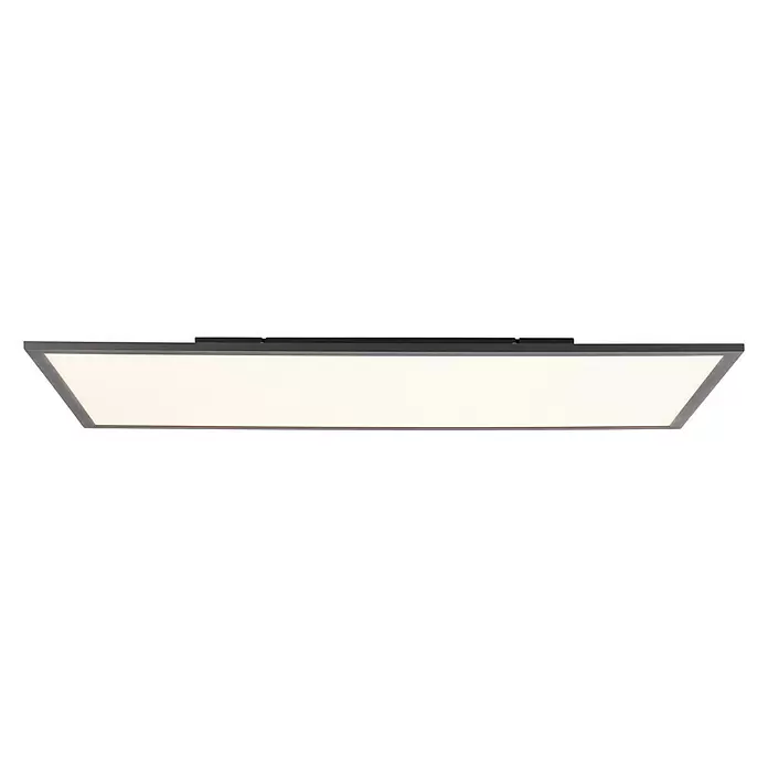 LED-Panel Jacinda - 36 W, L x B x H: 400 x 800 x 55 mm, Schwarz, Warmweiß - Diagonale Ansicht