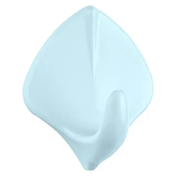 Colgador adhesivo Rombo - Plástico, Blanco, 2 ud. - Vista frontal