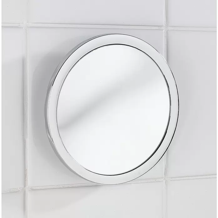 Wenko Espejo cosmético Pistoia - Aumento: x 5, Diámetro: 14,5 cm, Cromo - Foto ambiente
