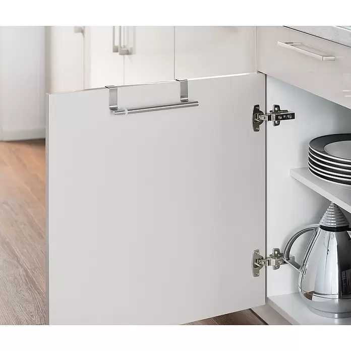 Wenko Colgador de trapos teslescópico - Plateado, Mate, Extensible - Producto en uso