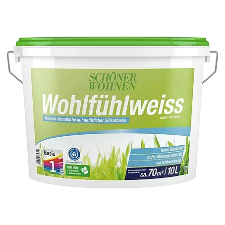 SCHÖNER WOHNEN-Farbe  Wandfarbe Wohlfühlweiß