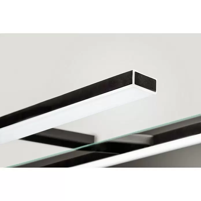 Riva Badmöbel-Set Indus - 46 cm, Grau, Matt - Detailaufnahme