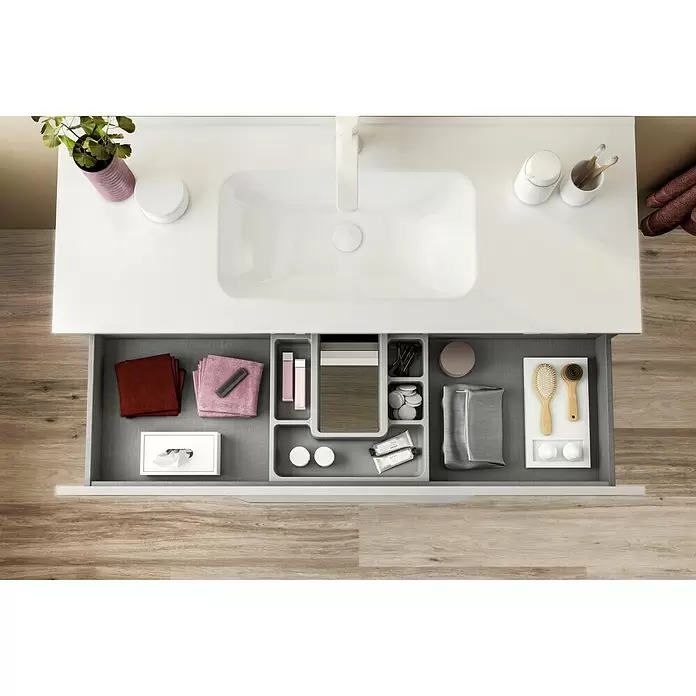 Riva Urban Einbauwaschbecken - 80,2 x 46 cm, Keramik, Weiß - Stimmungsaufnahme
