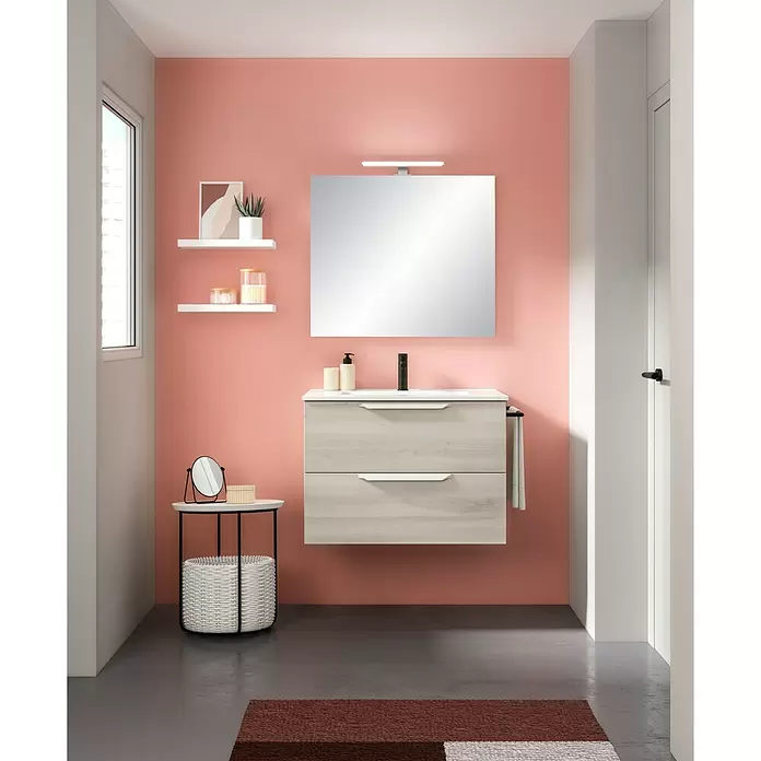 Riva Urban LED-Lichtspiegel - 80 x 74,1 cm - Stimmungsaufnahme