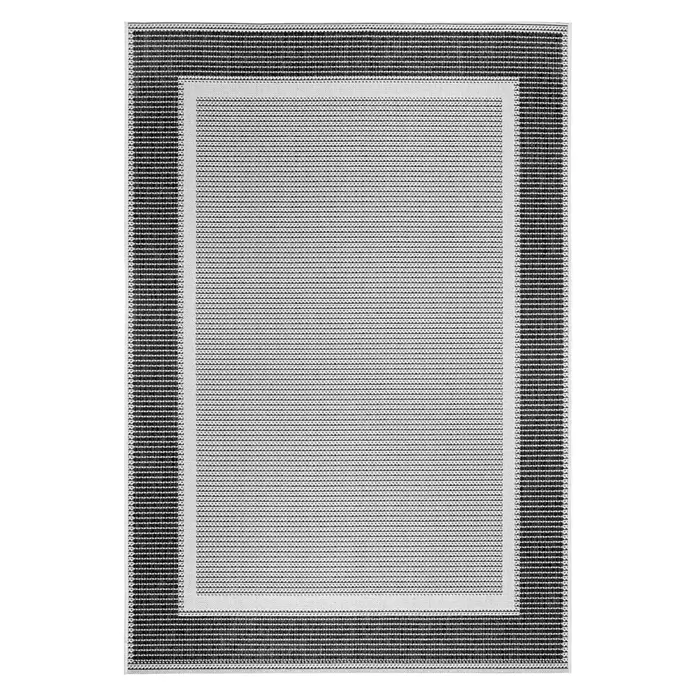 Outdoor-Teppich Arizona - Anthrazit/Hellgrau, 230 x 160 cm, 100 % Polypropylen - Vorderansicht