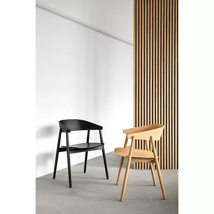 FibroTech Akustikpaneel Basic - Light Oak, 2.440 x 605 x 22 mm, 1 Paneel - Stimmungsaufnahme