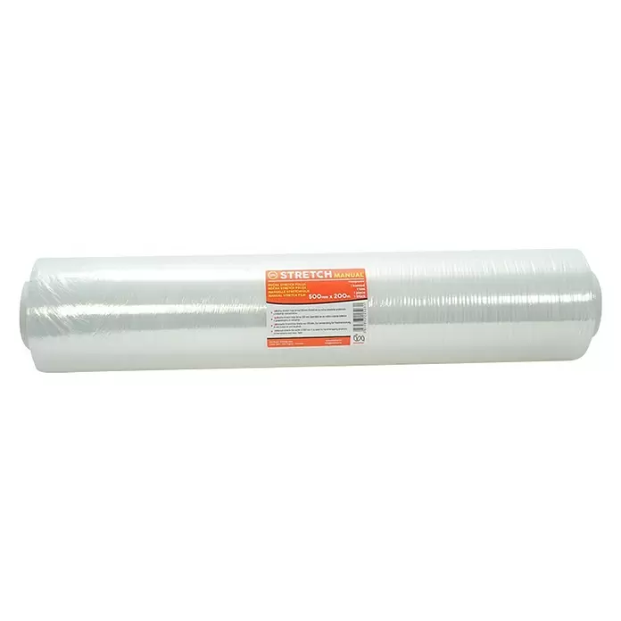 Intelmar Rastezljiva folija - Prozirno, D x Š: 200 m x 500 mm - Pogled sprijeda