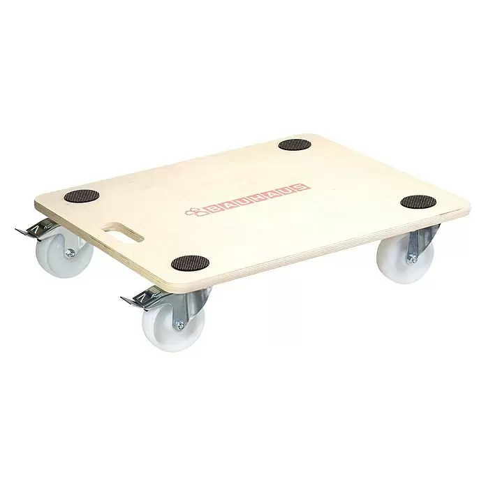 BAUHAUS Base con ruedas - 59 x 49,5 x 14 cm, Capacidad de carga: 400 kg - Vista angular