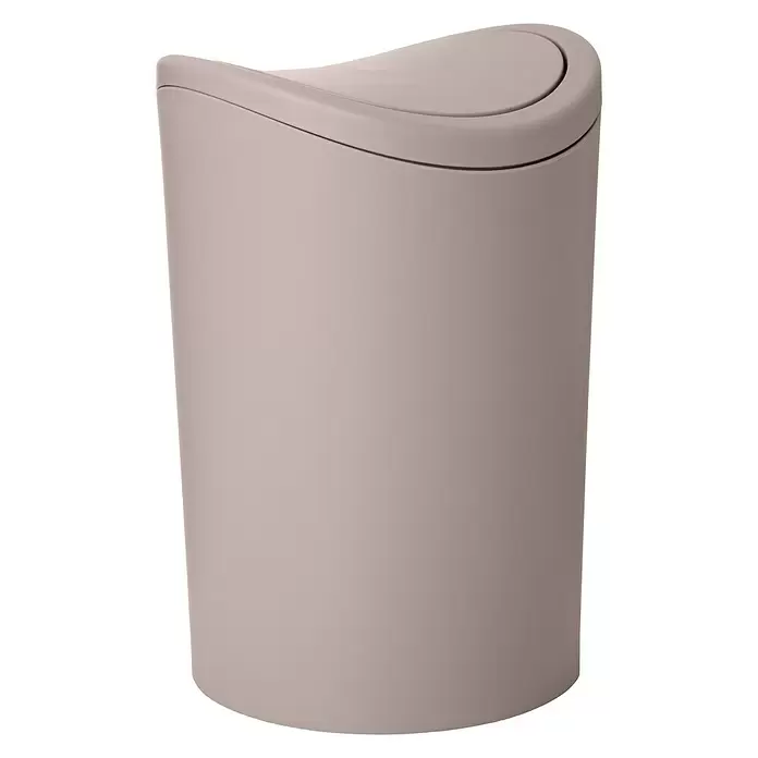 Tatay Cubo de la basura STD - 6 l, Taupe - Vista angular