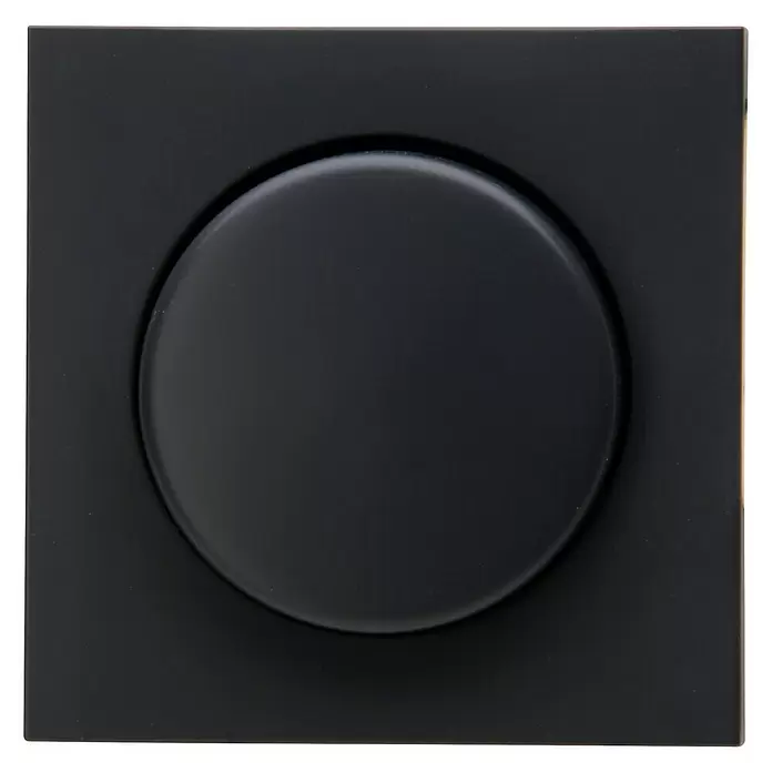 Voltomat Verona Draaidimmer-afdekraam - Antraciet, Kunststof, Inbouw - Vooraanzicht