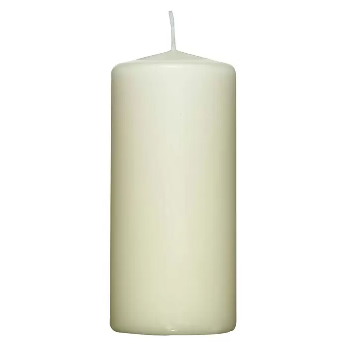 Stumpenkerze - Ø x H: 68 x 150 mm, Champagner - Vorderansicht