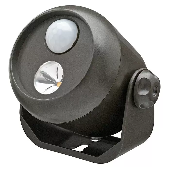 Mr. Beams LED-Strahler - Dunkelbraun, Lichtstrom: 80 lm - Diagonale Ansicht