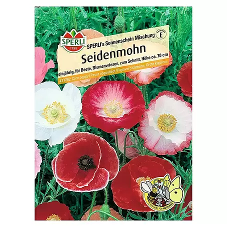 Sperli  Blumensamen Seidenmohn