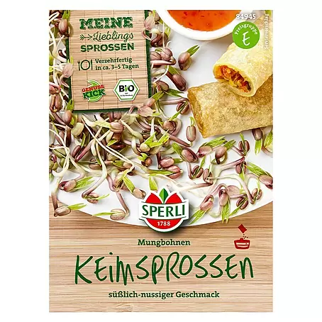 Sperli  Gemüsesamen Bio-Keimsprossen Mungobohne