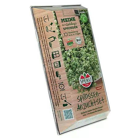 Sperli  Saatgut Bio-Kresse Sprossen-Anzuchtset
