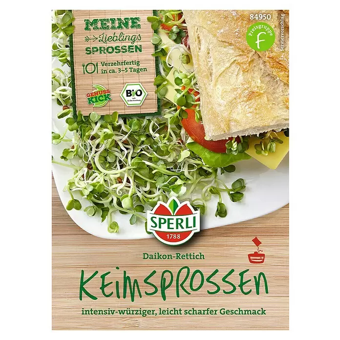 Sperli Saatgut - Daikon Rettich - Vorderansicht
