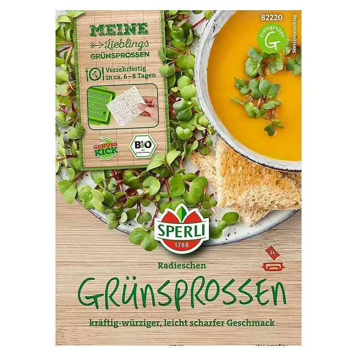 Sperli Saatgut Nachfüllpads - Bio-Radieschen - Vorderansicht